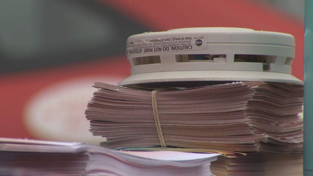 The Montreal Fire Department wants residents to change their smoke alarm batteries twice a year. 