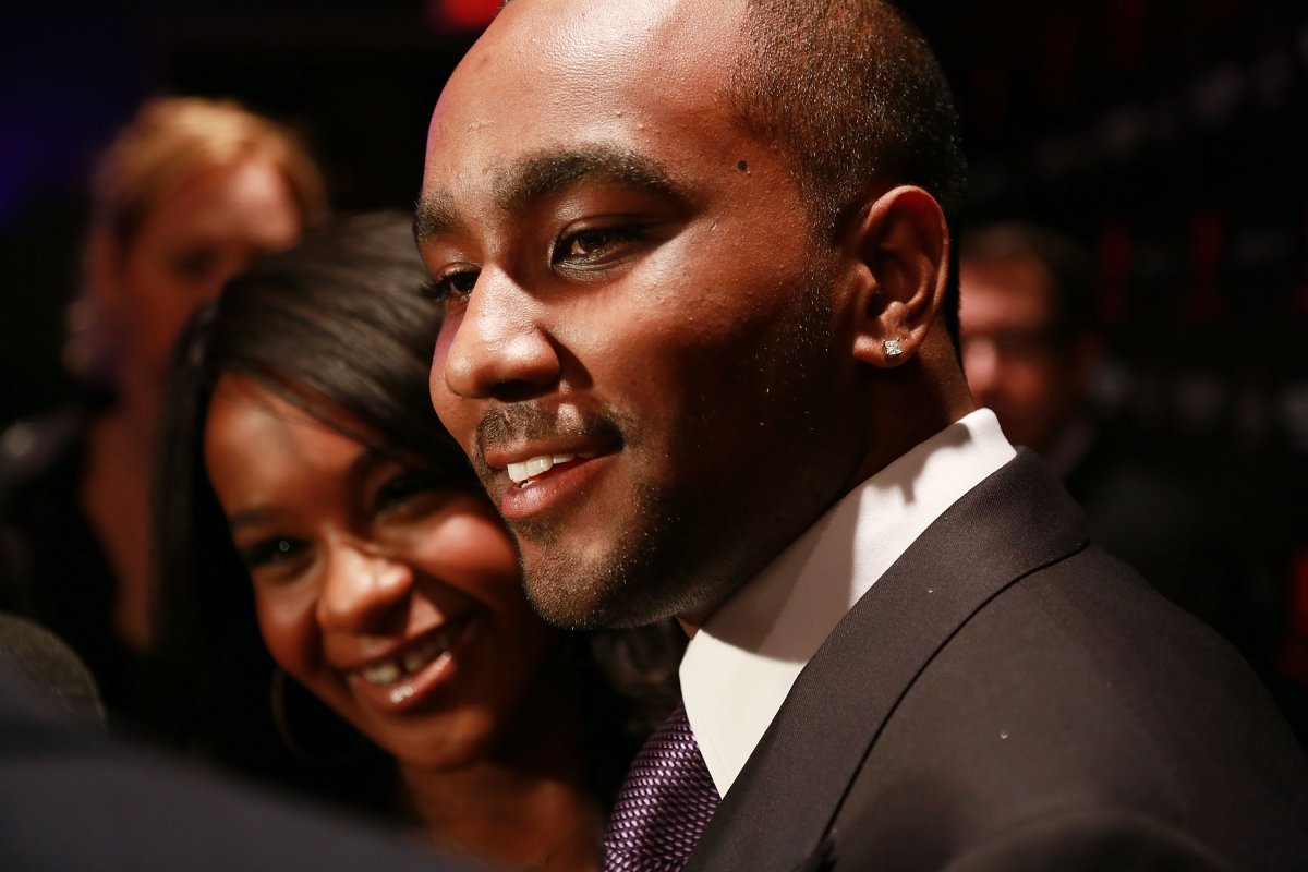 Nick Gordon and the late Bobbi Kristina Brown attends 'The Houstons: On Our Own' series premiere party at the Tribeca Grand Hotel on Oct. 22, 2012 in New York City. 