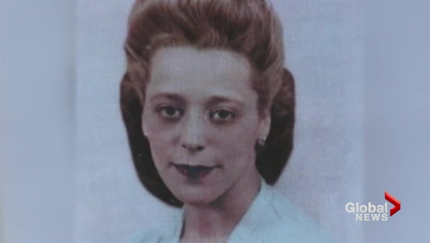 Art depicting Viola Desmond displayed on building where she was ...