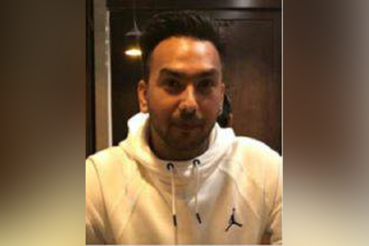 Police say Gurwinder Chhina, 26, was reported missing from his Hamilton home on March 20.