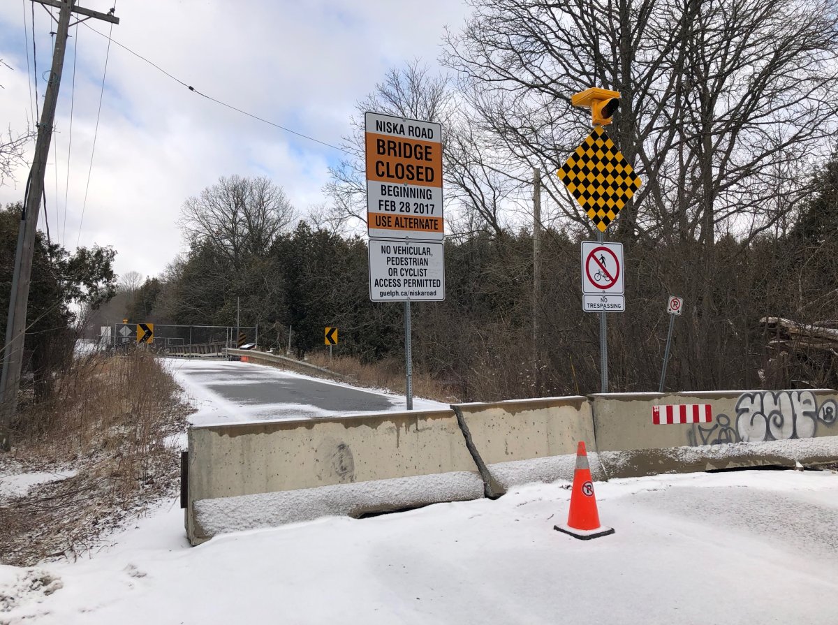 Guelph's Niska Bridge will be removed next week by the 31 Combat Engineer Regiment, based in St. Thomas and Waterloo.