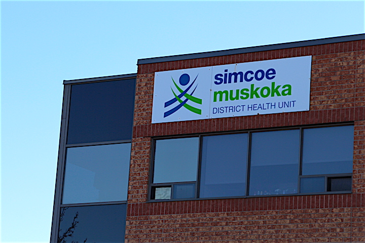 The Simcoe Muskoka District Health Unit office in Barrie.