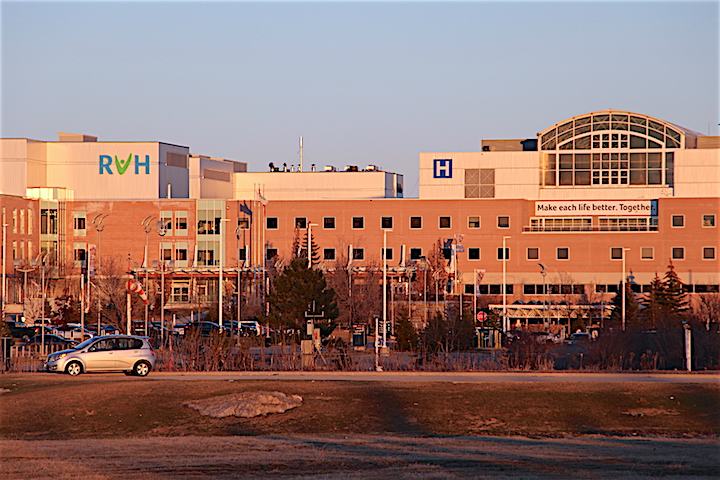 Exterior of the Royal Victoria Regional Health Centre in Barrie.