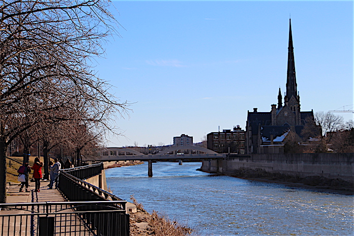 File photo of the Grand River in downtown Cambridge.