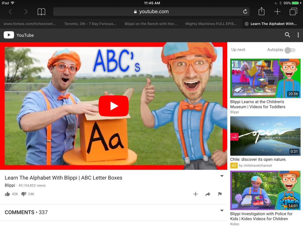 I tried to childproof YouTube for a 3 year old. It’s harder than it should be. - image