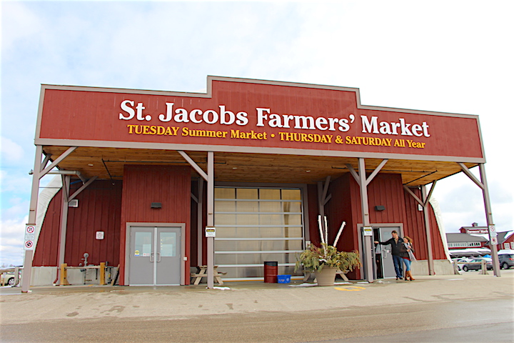 The St. Jacobs Farmers' Market in St. Jacobs, Ont. 