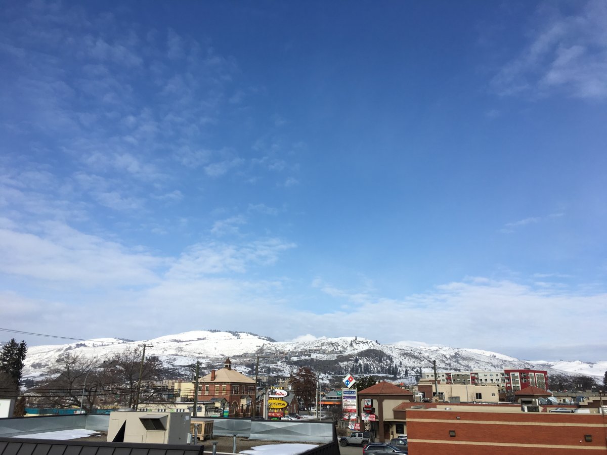 A dust advisory was issued in Vernon on Monday morning because of high concentrations of coarse particulates in the air. 