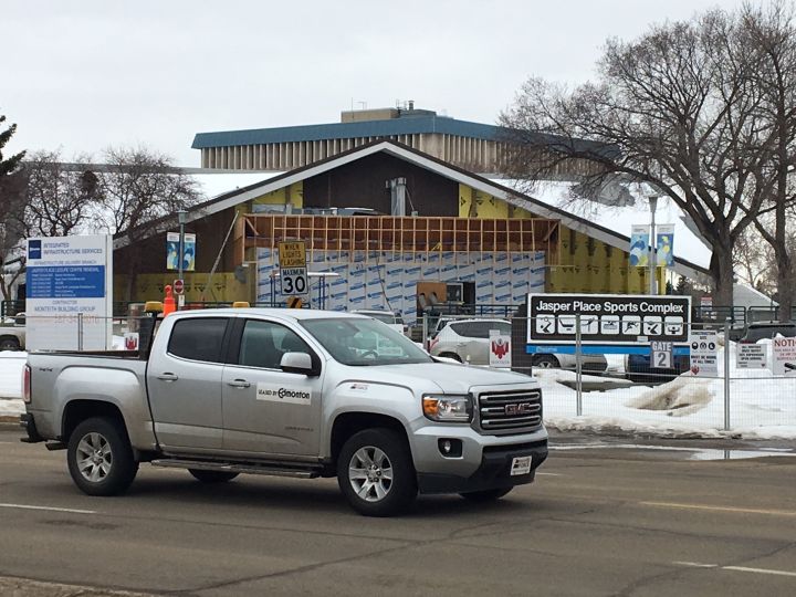 A photo of Jasper Place Fitness Centre taken on March 21, 2018.