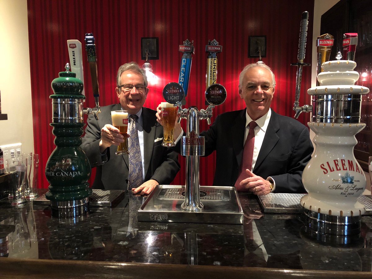 Sleeman Breweries founder John Sleeman and Minister of Agriculture, Food and Rural Affairs Jeff Leal announced a $7 million investment in the company on Monday.
