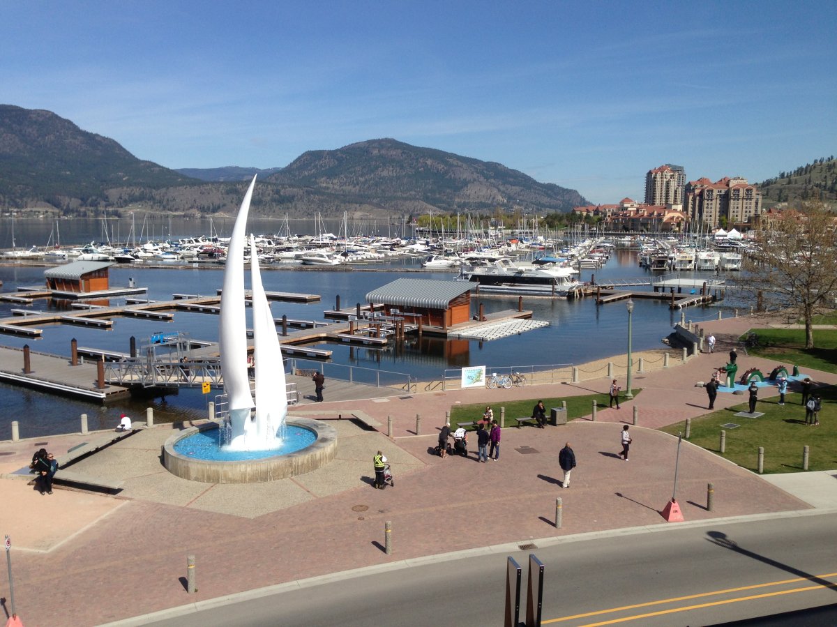 Tourism numbers were down last summer in Kelowna because of the weather. 