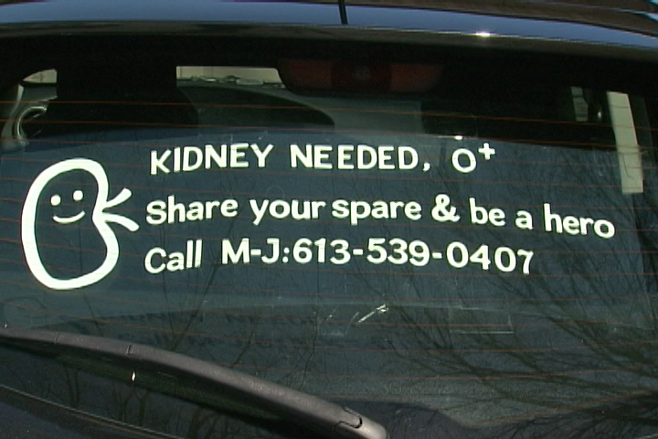 A Kingston woman is searching for a kidney donor.