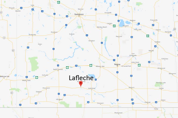 The Saskatchewan community of Lafleche is looking to score support and votes to win the $250,000 Kraft Hockeyville grand prize.