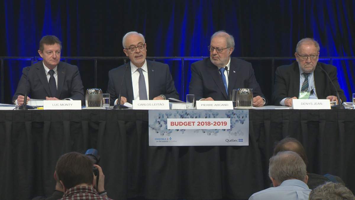 Quebec’s 2018 budget has been unveiled – and everyone is getting a piece of the pie, Tues. March 27, 2018.