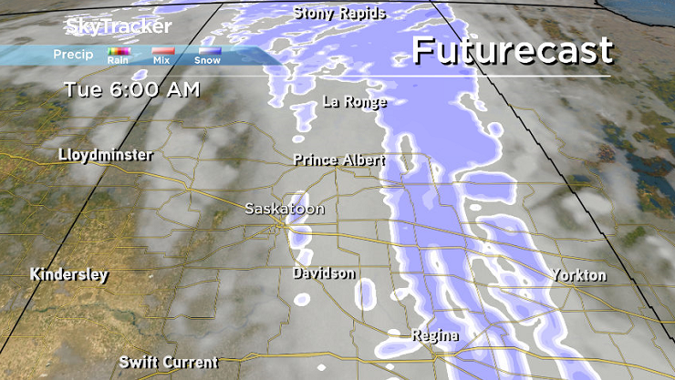 Light snow is likely to linger into early Tuesday morning before easing during the day.
