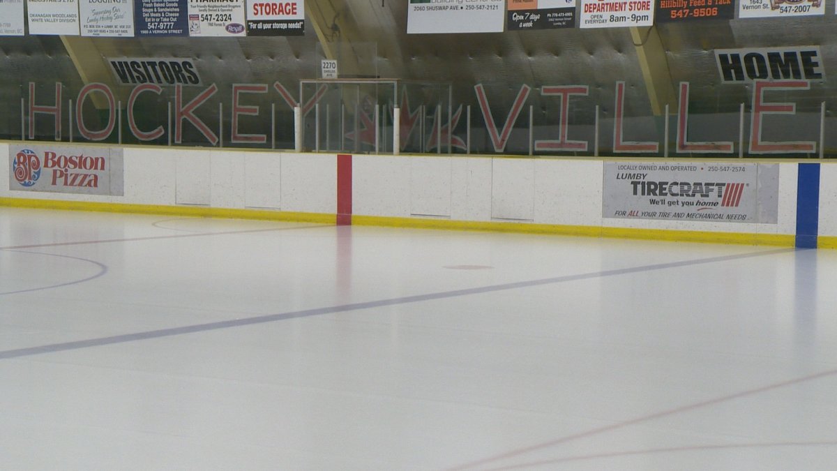 Hockeyville contest winnings help pay for improvements to the Lumby arena. 