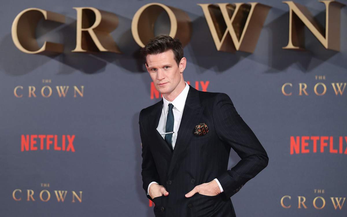 Matt Smith attends the World Premiere of season 2 of Netflix 'The Crown' at Odeon Leicester Square on Nov. 21, 2017 in London, England. 