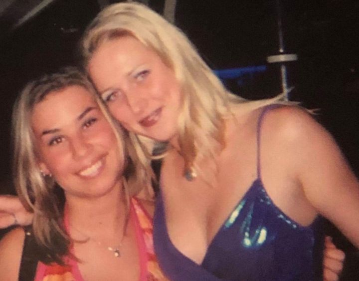 Shandi Bard (left) and Adrienne McColl are seen in a photo from 2000.