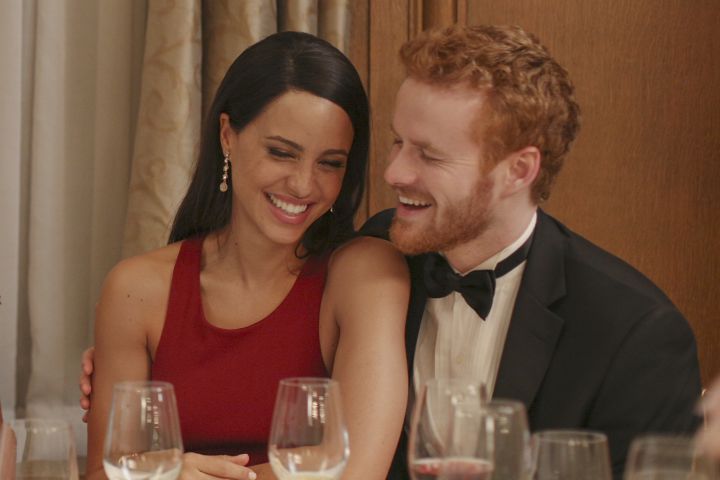 Murray Fraser as Prince Harry and Parisa Fitz-Henley as Meghan Markle.