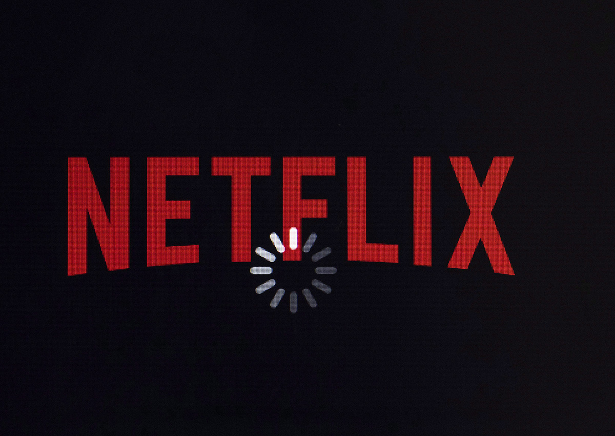 The Netflix logo is displayed on an iPhone in Philadelphia, Monday, July 17, 2017. 