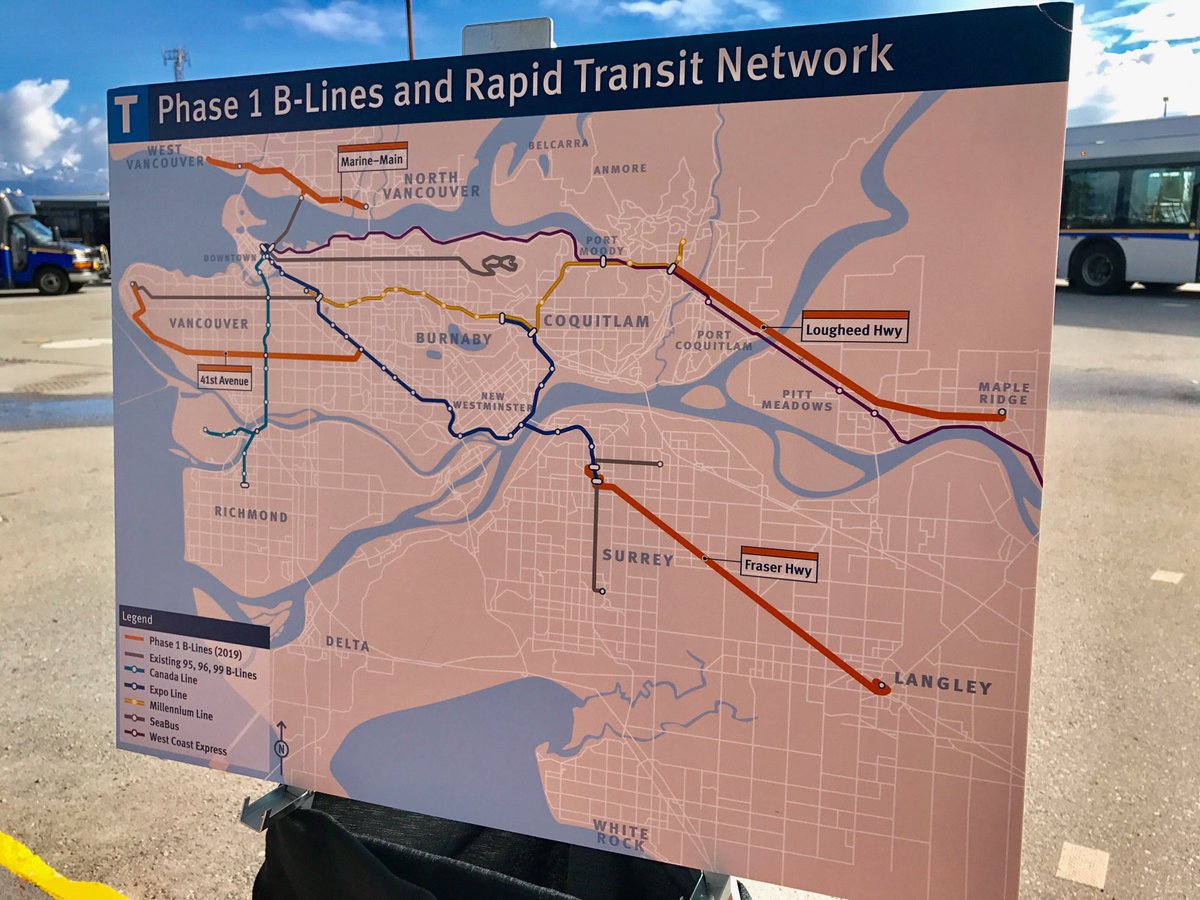 4 New B-Line Express Bus Routes To Link North Shore, Langley, Maple ...