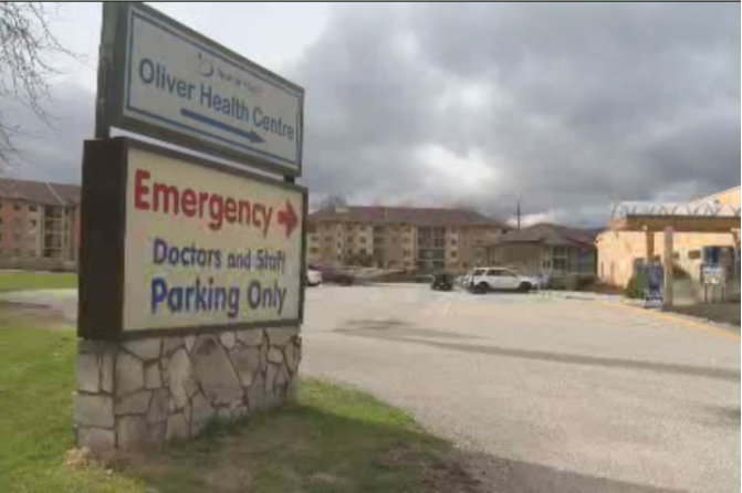 The emergency department at the South Okanagan General Hospital in Oliver, B.C. has faced sporadic closures in recent years due to staffing shortages.