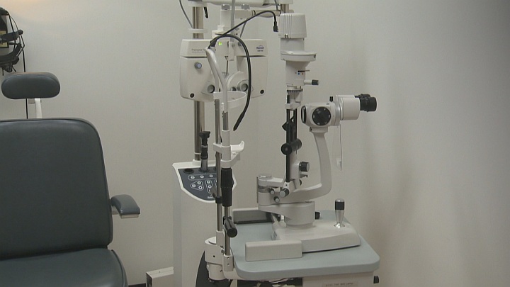 File photo. An optometrists office.