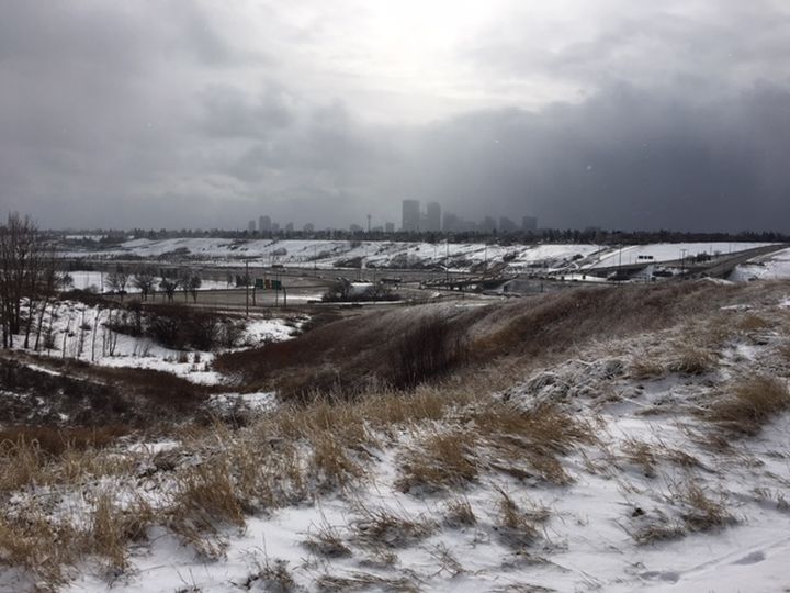 Calgary skyline March 30, 2018.