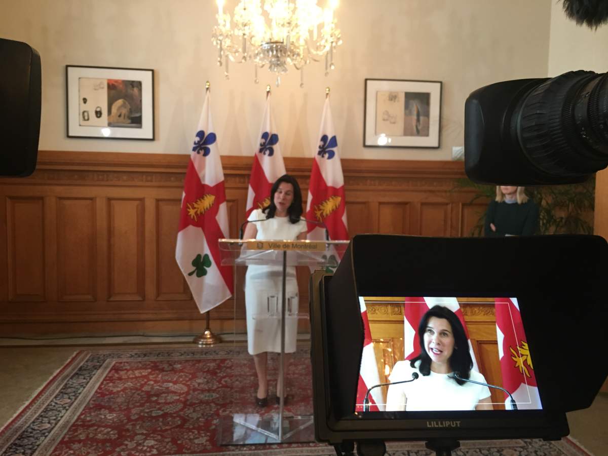 Valerie Plante reiterated that she had always planned to hold public consultations on the issue.