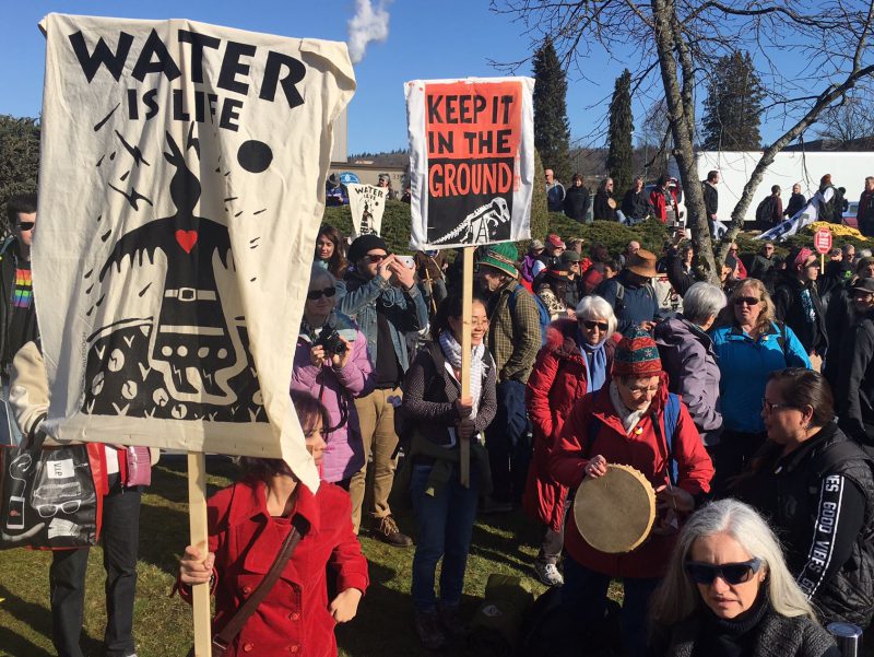 Thousands march in Burnaby to protest Trans Mountain pipeline expansion