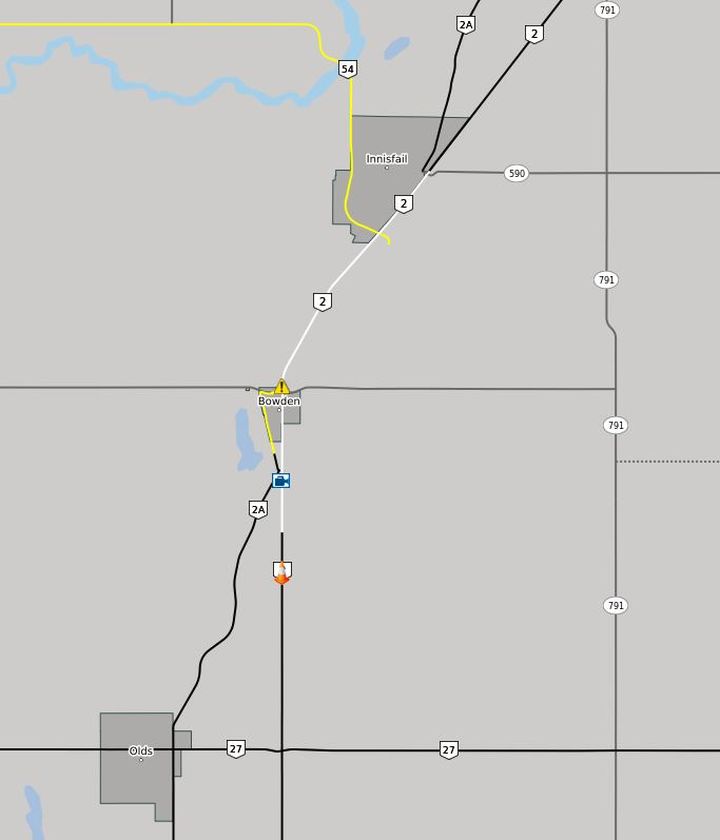 An earlier accident Thursday is causing delays on Highway 2 northbound.