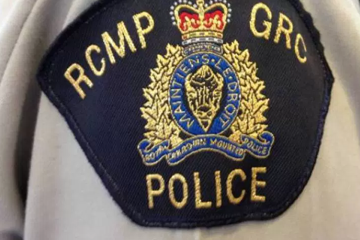 A patch on an RCMP uniform.