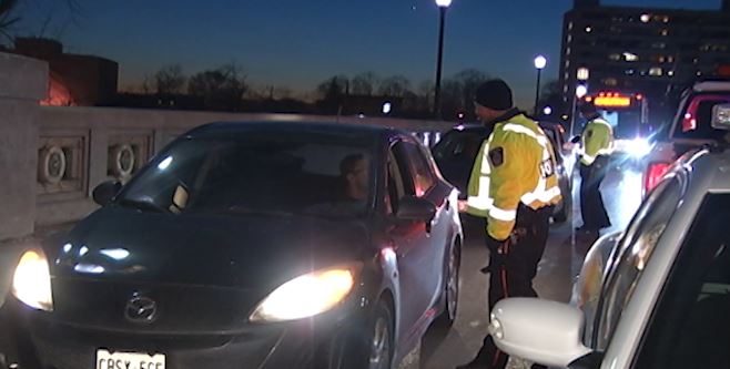 Peterborough Police conducted RIDE checks on St. Patrick's Day.