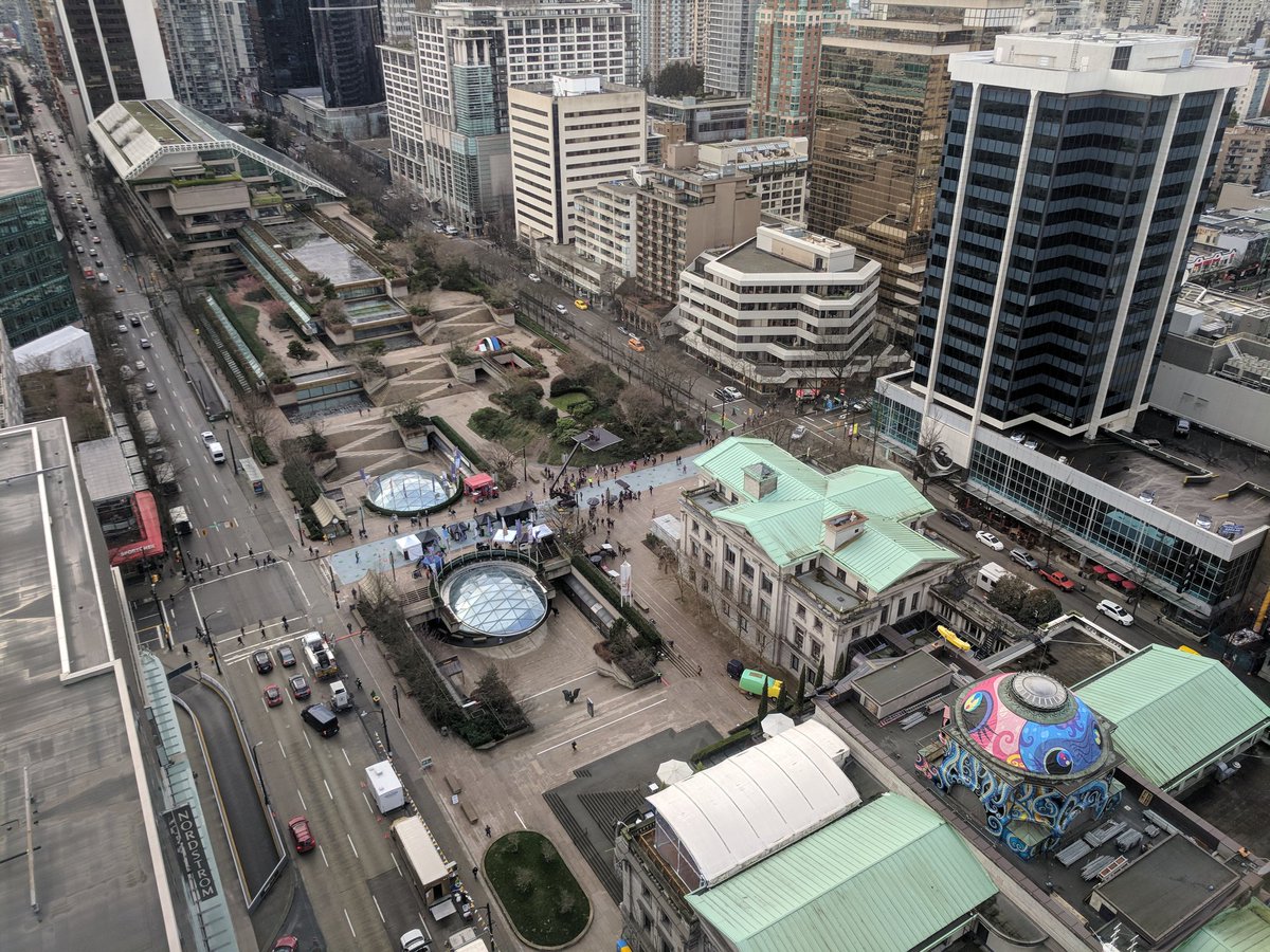 Vancouver's Robson Square.