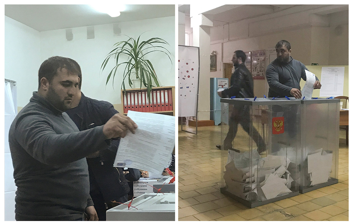 Photos appear to show Russians casting multiple votes - National