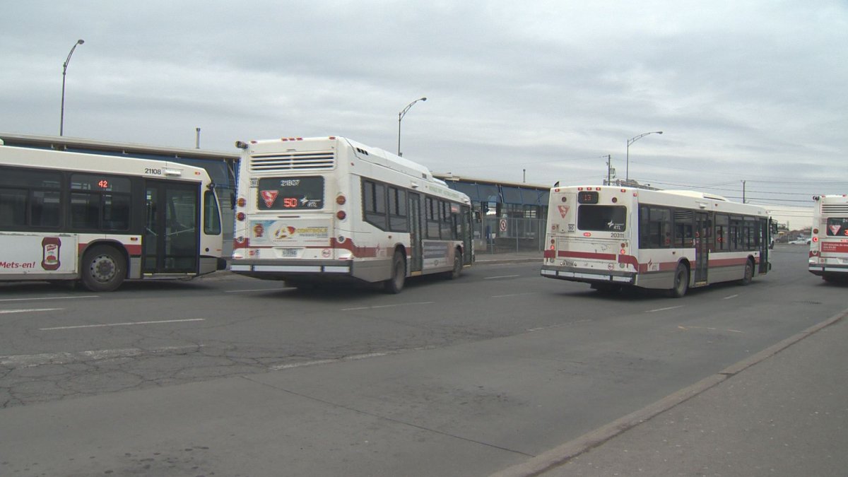 Dozens of Montreal buses are being pulled off the road for being over their weight limit.