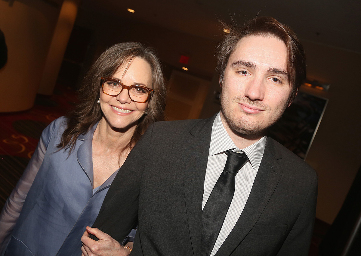Sally Field and son Samuel Greisman pose at the The 2017 Actors Fund Gala honoring Danny DeVito and Sally Field at The Marriott Marquis Times Square on May 8, 2017 in New York City.