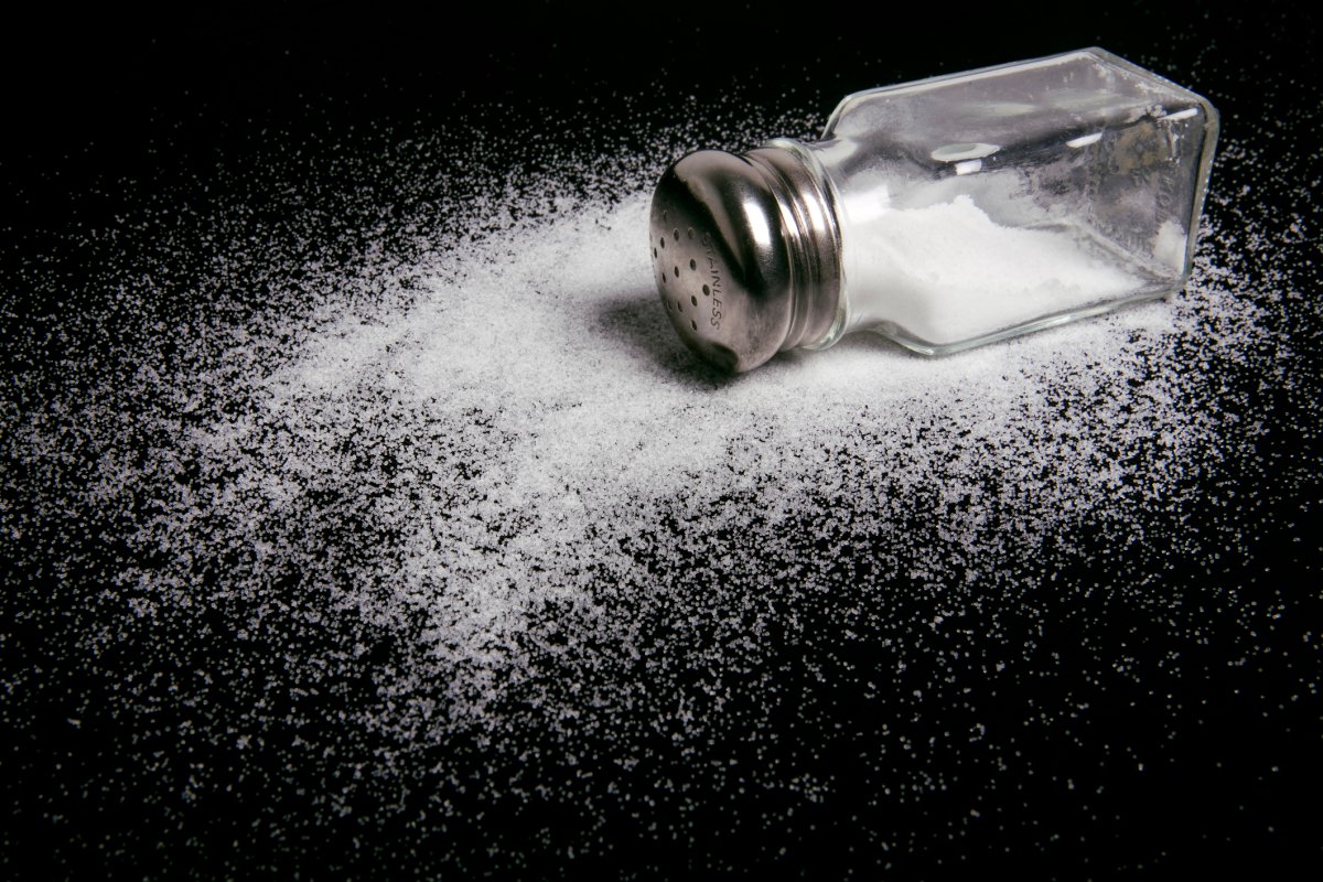 Eating too much salt can lead to high blood pressure, experts say.