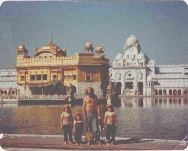 Toronto jewelry designer Kim Smiley poses in front of India’s Golden Temple during a childhood visit to the country.
