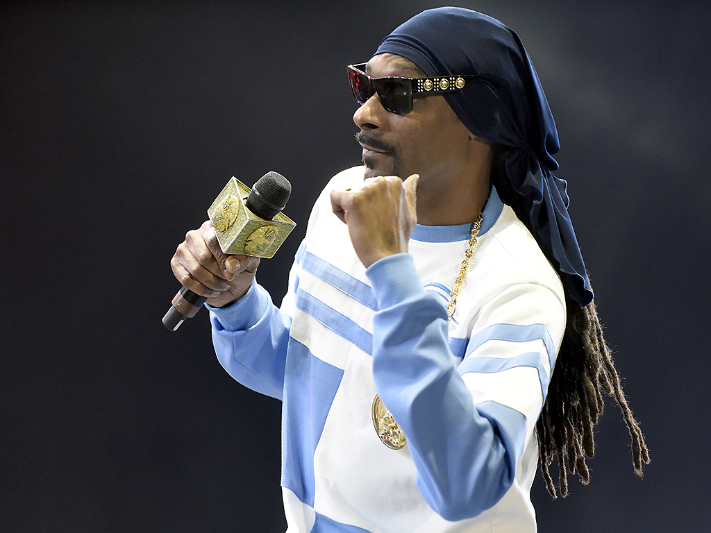 Snoop Dogg performs during the PowWow Jam at the 2018 Okeechobee Music Festival on March 3, 2018 in Okeechobee, Fla.