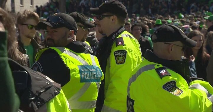 Guelph'teki Aziz Patrick Günü kutlamaları için daha fazla polis memuru ekleniyor – Guelph |  Globalnews.ca