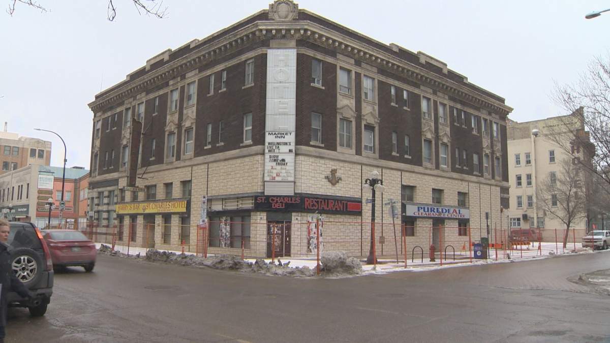 The St. Charles Hotel.