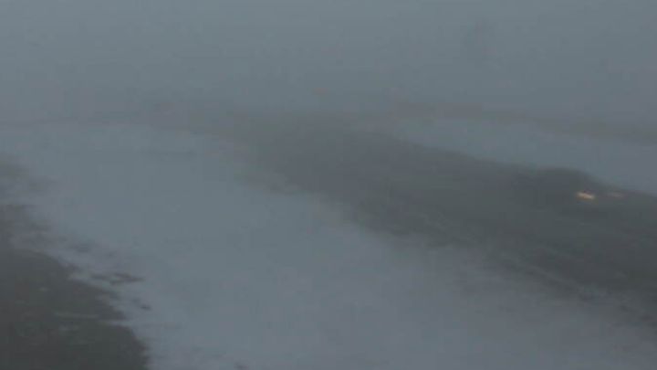A look at Highway 1 near Suffield, Alta. at 7:21 p.m. On March 12, 2018.