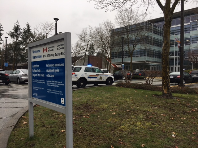 RCMP attend Surrey tax centre after threat and 'suspicious object' - BC |  