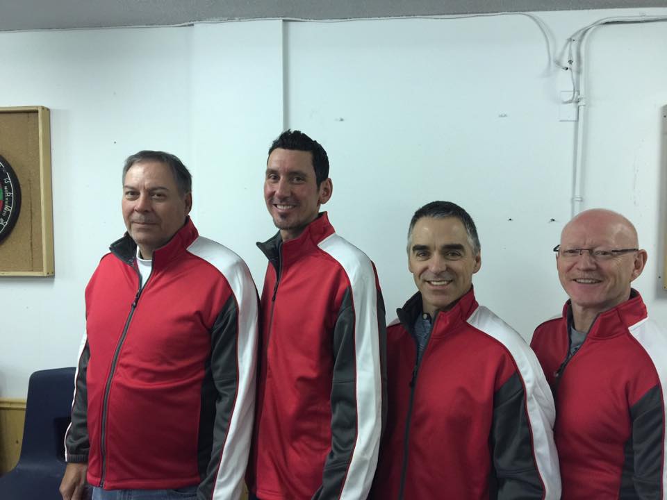 Skip Dave St. Louis will lead Team Nunavut at his first Tim Hortons Brier in Regina, Sask. L-R Skip Dave St. Louis, third Wade Kingdon, second Peter Mackey and lead Jeff Nadeau.