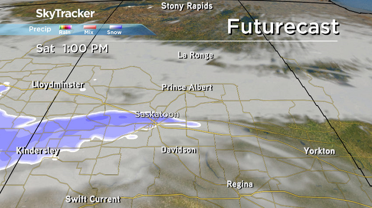 There’s a chance of snow in Saskatoon’s St. Patrick’s Day forecast.