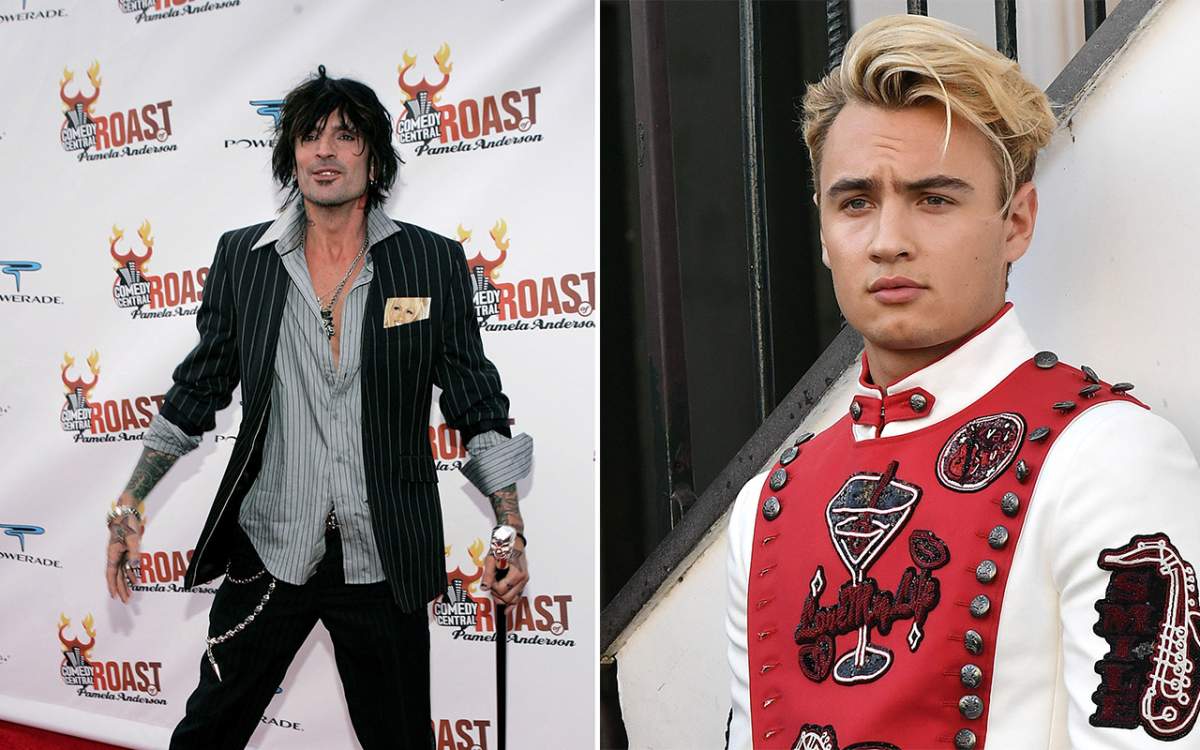 (L-R): Tommy Lee and Brandon Lee. Credit: Getty Images
