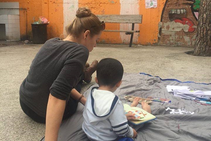 Tori Bedingfield is an archaeologist who is currently in Athens, Greece helping refugee children and women in the European Refugee Crisis. 