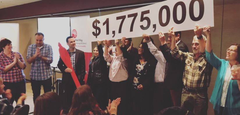 The United Way Peterborough and District raised 96 per cent of its campaign goal.