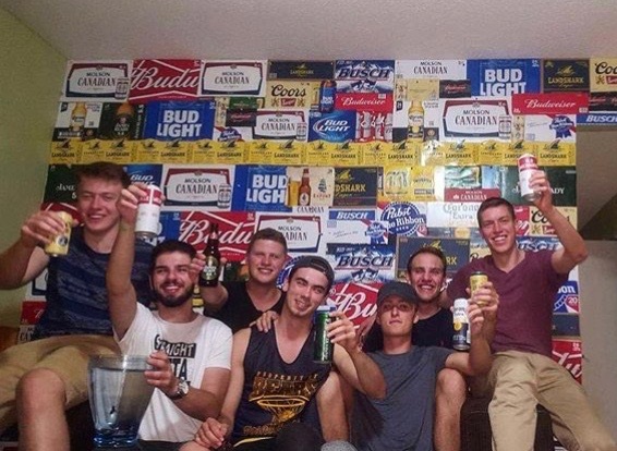 Seven University of Guelph students lost everything in a house fire on Hooper Street on Monday. 