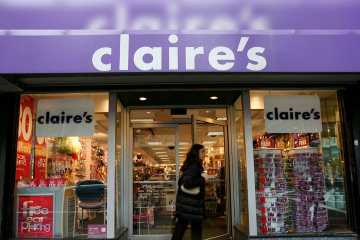 FILE - A U.S. consumer group says that a few makeup products sold at Claire's, geared toward youth, should not be used.